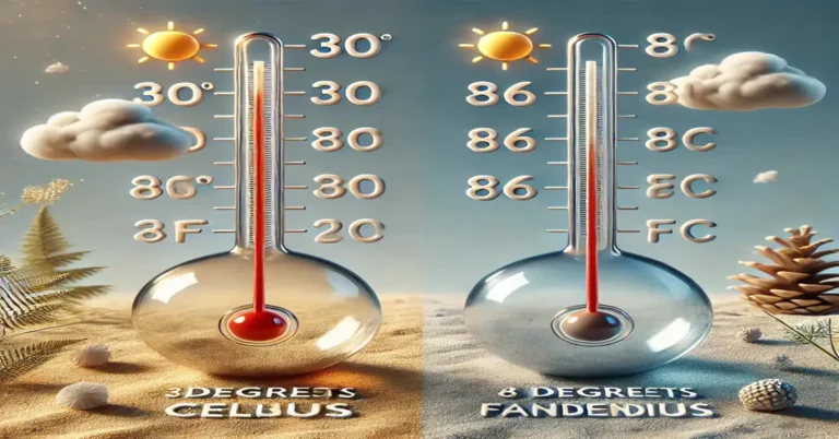 30 Degrees Celsius to Fahrenheit
