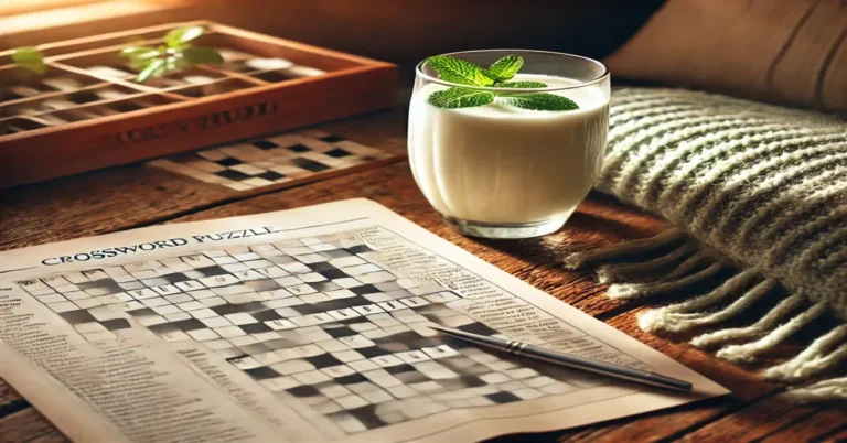 Cold Yogurt Drink Crossword