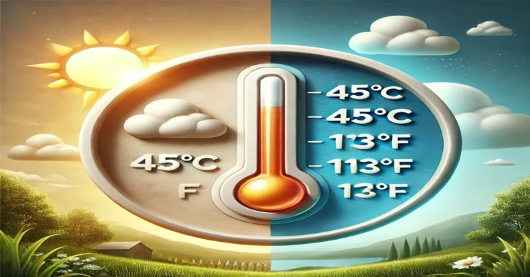 45 Celsius to Fahrenheit