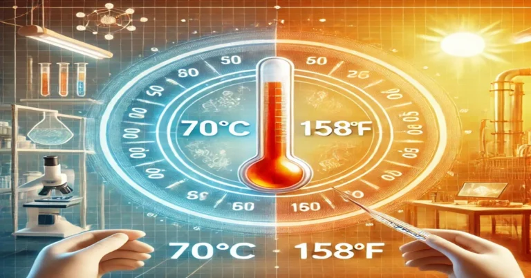 70 Celsius to Fahrenheit