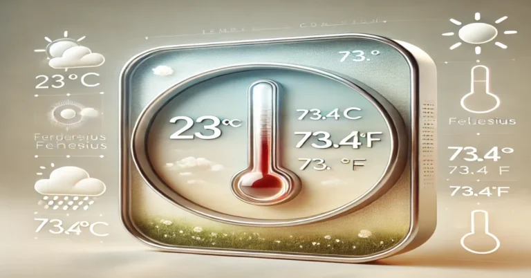23 Degrees Celsius to Fahrenheit